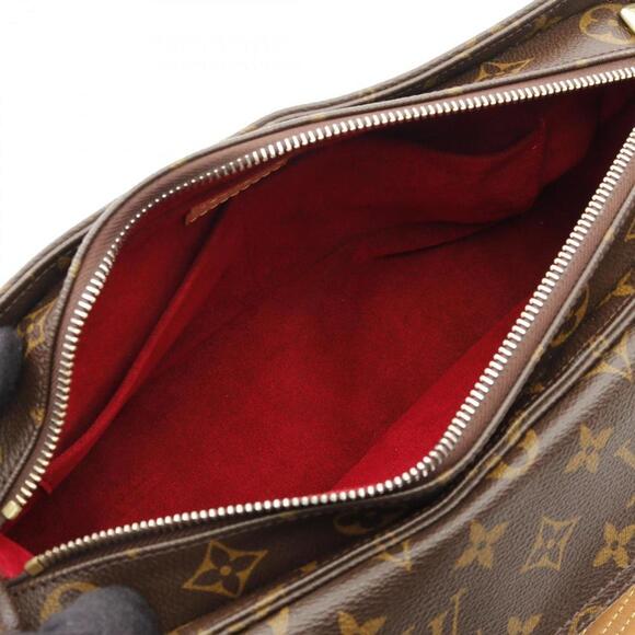 LOUIS VUITTON Brown Monogram Leather Shoulder Bag - Picture 4 of 11